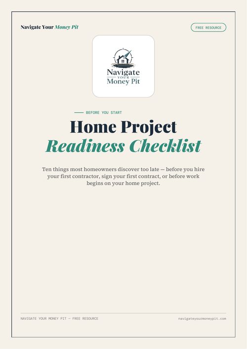 Home Project Starter Guide cover